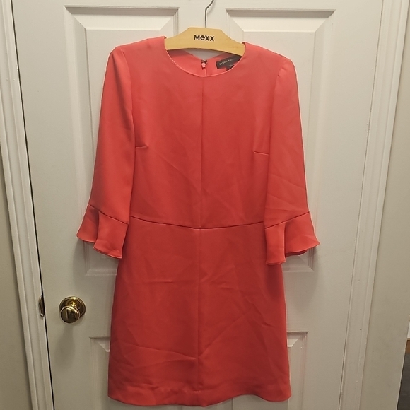 Banana Republic Coral Long Sleeve Dress - Picture 1 of 6